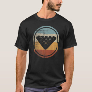 Camiseta Bilhetes de Piscina de Bola de Bilhar de Vintage R