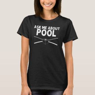 Camiseta Bilhetes De piscina Para Homens Mulheres 8 Jogador