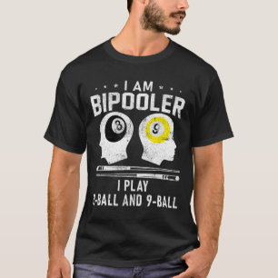 Camiseta Bilhetes Legal 8 E 9 L do Jogador de Piscina do Pi