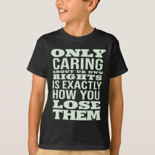 Camiseta Bilionários do Protesto e Políticas de Trump