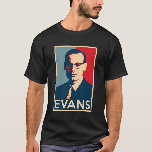 Camiseta Bill Evans Hope Poster - Excelentes Da História Do (Frente)