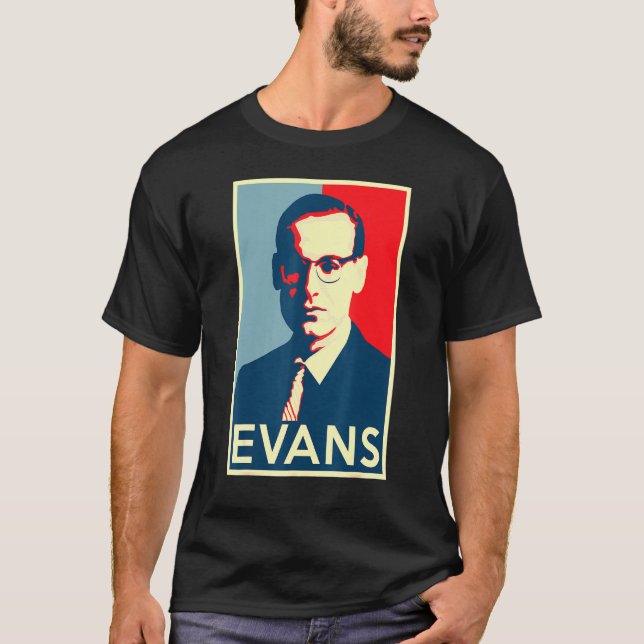 Camiseta Bill Evans Hope Poster Excelentes Da História Do J (Frente)