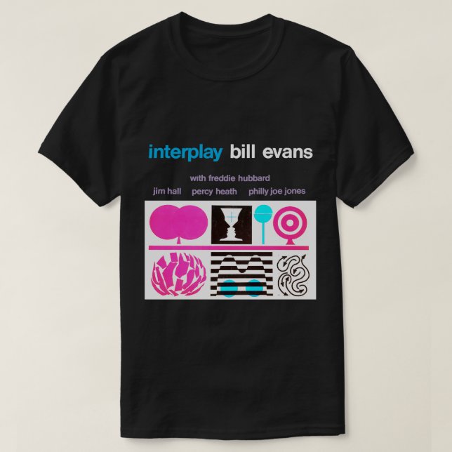 Camiseta Bill Evans Interplay (Frente do Design)