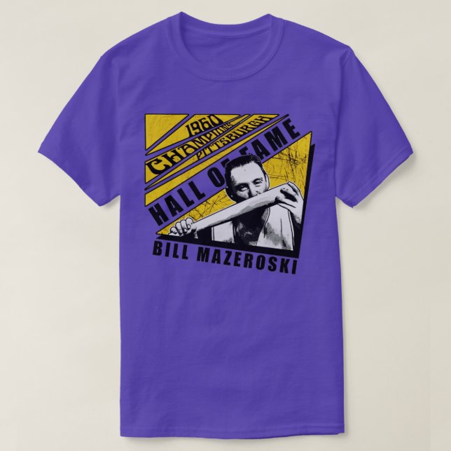 Camiseta Bill Mazeroski Pittsburgh Chopped (Frente do Design)