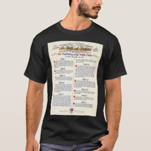 Camiseta Bill Of Rights USA História Professora Constita