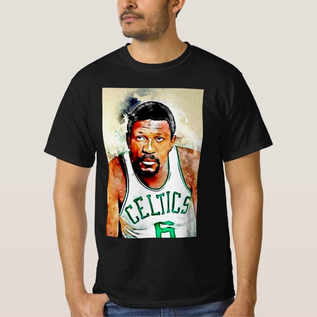 Camiseta Bill Russell 6 (Frente)
