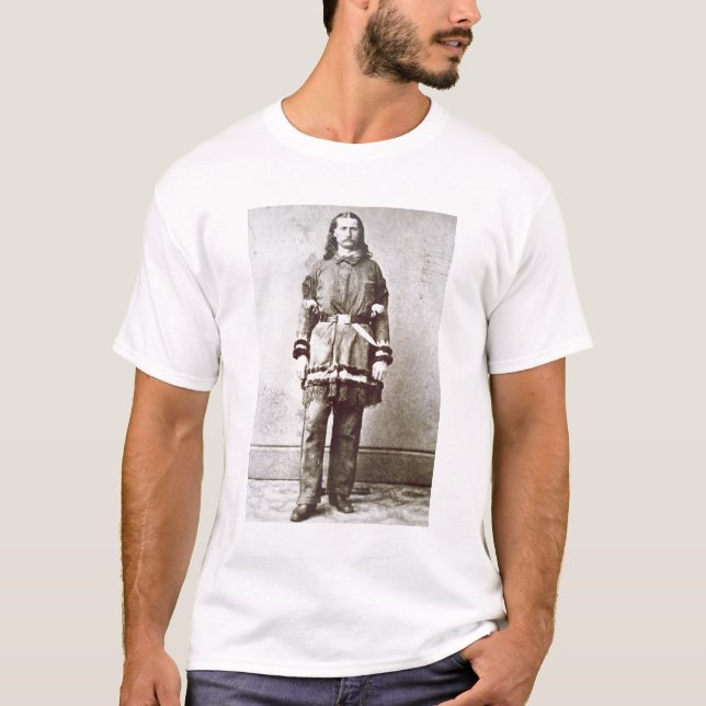 Camiseta "Bill selvagem" Hickok (1837-76) (foto de b/w) (Frente)