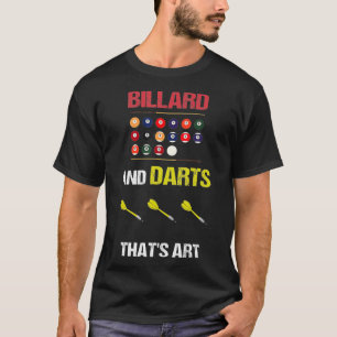 Camiseta Billard E Darts Que Arts Dão Presente