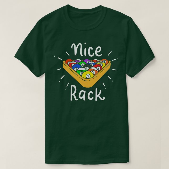 Camiseta Billards Nice Rack (Frente do Design)