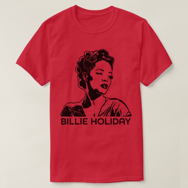 Camiseta Bille Holiday (Frente do Design)