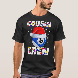 Camiseta Billiard 10 Ball Play Cousin Crew Christmas