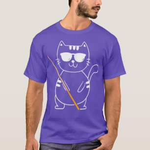 Camiseta Billiard Cat Billiard Player Billard 8Ball Piscina