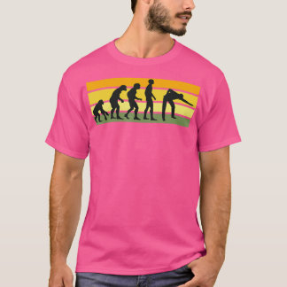 Camiseta Billiard Cue do Billiard Retro Snooker 8Ball