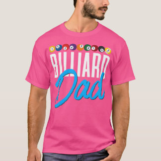 Camiseta Billiard de Piscina do Jogador Snooker do Pai Bill