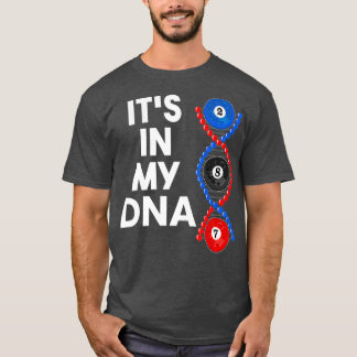 Camiseta Billiard DNA billiard ball pool snooker billiard