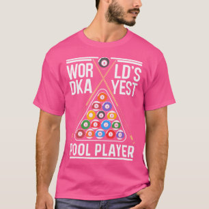 Camiseta Billiard Do Jogador De Piscina Mais Quotizado Do W