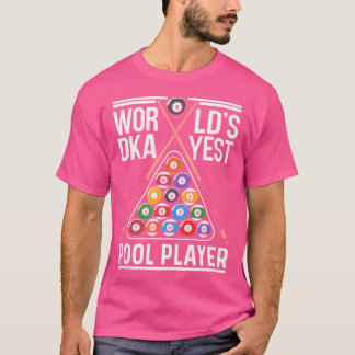 Camiseta Billiard Do Jogador De Piscina Mais Quotizado Do W