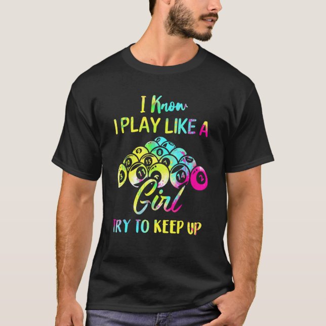 Camiseta Billiard, Eu Sei Que Toco Como Uma Piscina De Rapa (Frente)
