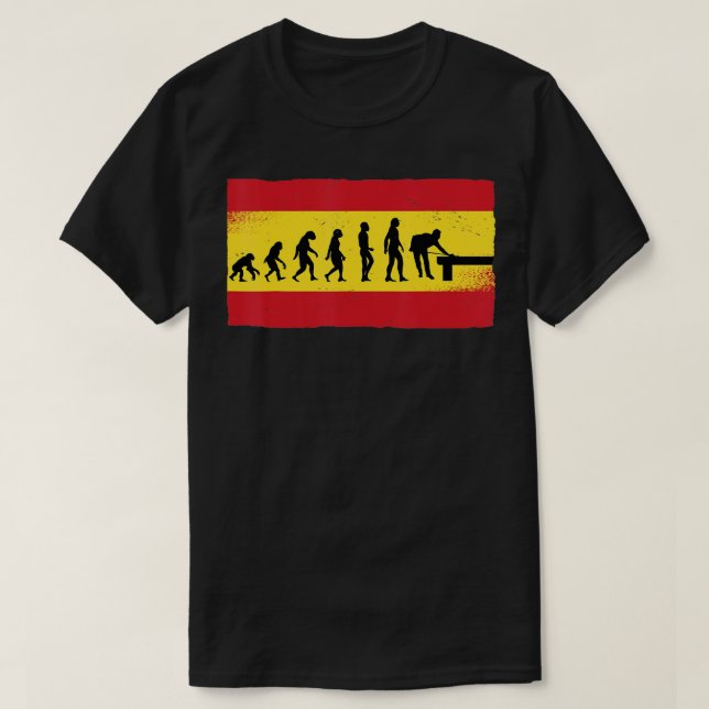 Camiseta Billiard Flag  Snooker Pool Chalk Billiard Player  (Frente do Design)
