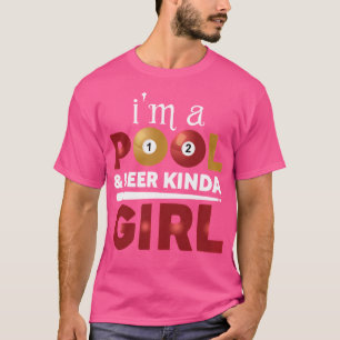 Camiseta Billiard Girl Piscina Billards Snooker Women