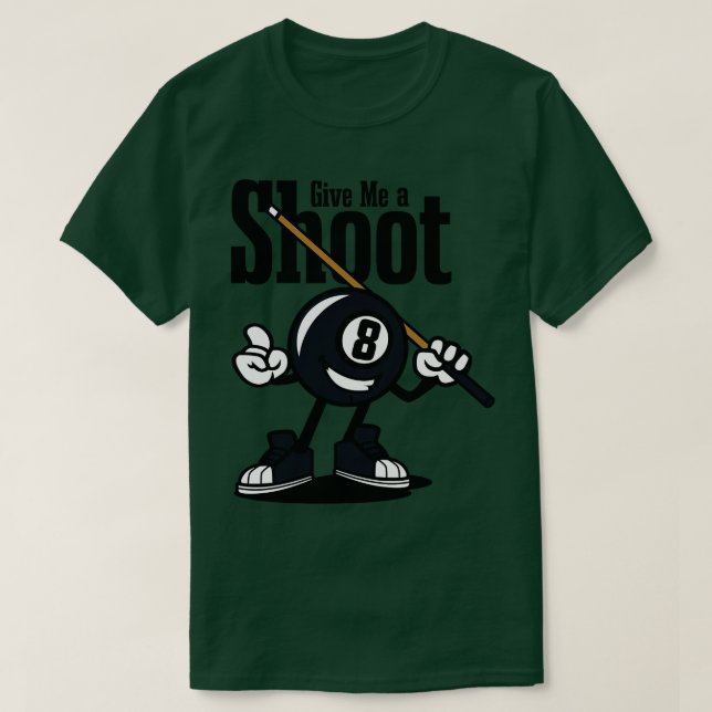 CAMISETA BILLIARD MASCOT (Frente do Design)
