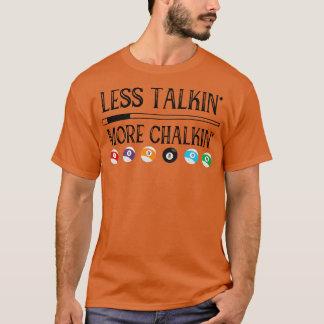 Camiseta Billiard Piscina Cote Menos Falando Mais Chalkin