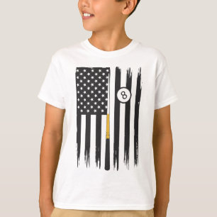 Camiseta Billiard Piscina Player Billiards Mesa Eua América