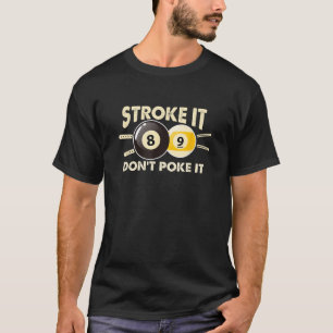 Camiseta Billiard Piscina Snooker Player Engraçado Não