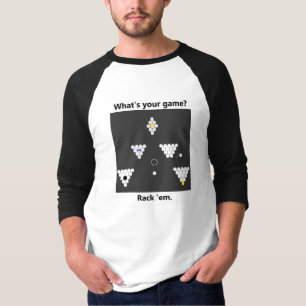 Camiseta Billiard T-Shirt - Qual é o seu jogo?