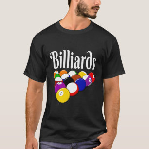 Camiseta Billiards 8 Ball Piscina Player Sarcasm Novelle Hu