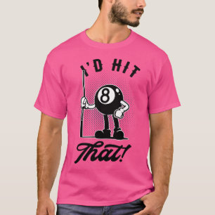 Camiseta Billiards 8ball Piscina de toon engraçada
