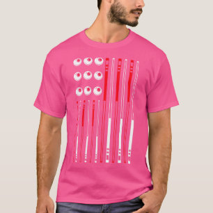 Camiseta Billiards 9 Ball Piscina American Flag