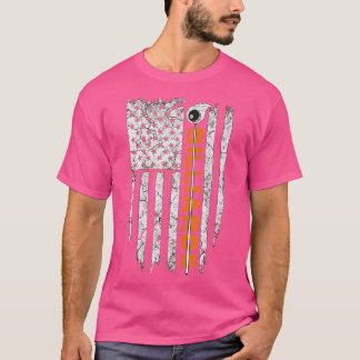 Camiseta Billiards American Flag Billiard