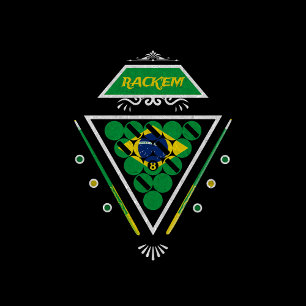 Camiseta BILLIARDS BRASIL ANCESTRY PISCINA SNOOKER T Shirt