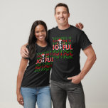 Camiseta Billiards Christmas Snowman Joyful Billiards Lover<br><div class="desc">Um design de bonitão de Natal engraçado é muito divertido e é perfeito para qualquer um que ama Billiard,  o Natal,  aproveita festas de Natal e ama todas as festividades das festas.</div>