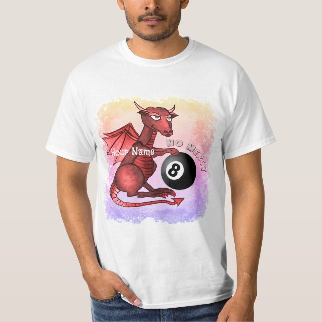 Camiseta Billiards Dragon  (Frente)