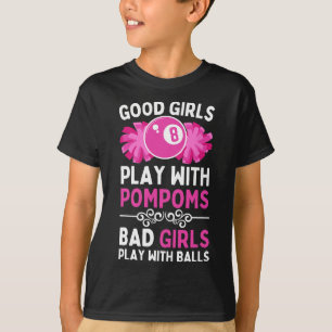 Camiseta Billiards Engraçados Para Mulheres Meninas 8 Ll Pi