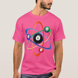 Camiseta Billiards Game Sticks Atom Snooker Mesa Bill