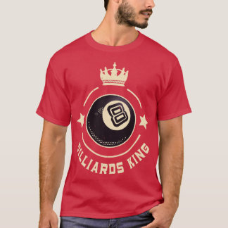 Camiseta Billiards King 8 Ball Retro Snooker