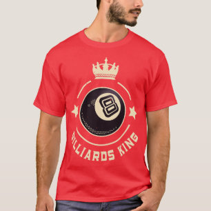 Camiseta Billiards King 8Ball Retro Snooker