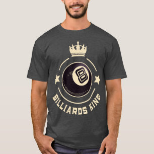 Camiseta Billiards King 8Ball Retro Snooker