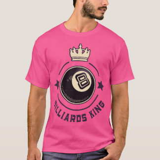 Camiseta Billiards King 8Ball Retro Snooker 1