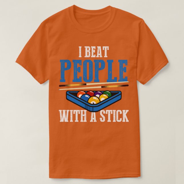 Camiseta Billiards Piscina Billiards Triângulo Ra (Frente do Design)