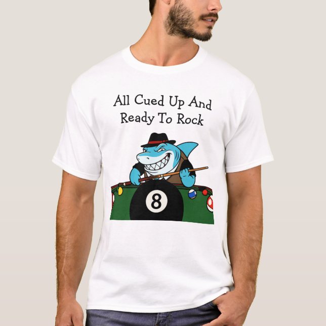 Camiseta Billiards Pool Hall Rebel Funny Tshirts (Frente)