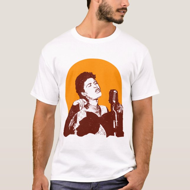 Camiseta Billie Holiday (Frente)