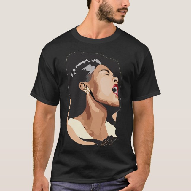 Camiseta Billie Holiday (Frente)