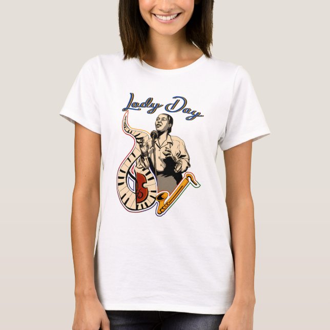 Camiseta Billie Holiday (Frente)