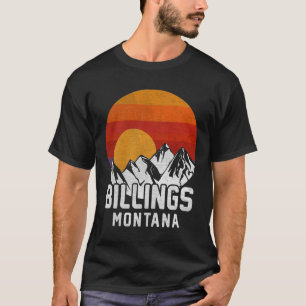 Camiseta Billings Montana Mountain Sunset