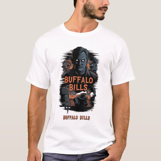 Camiseta bills de búfalo halloween (Frente)