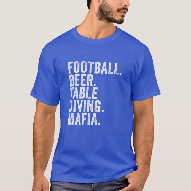 Camiseta Bills Football Mafia, Buffalo New York Sports Fan (Frente)